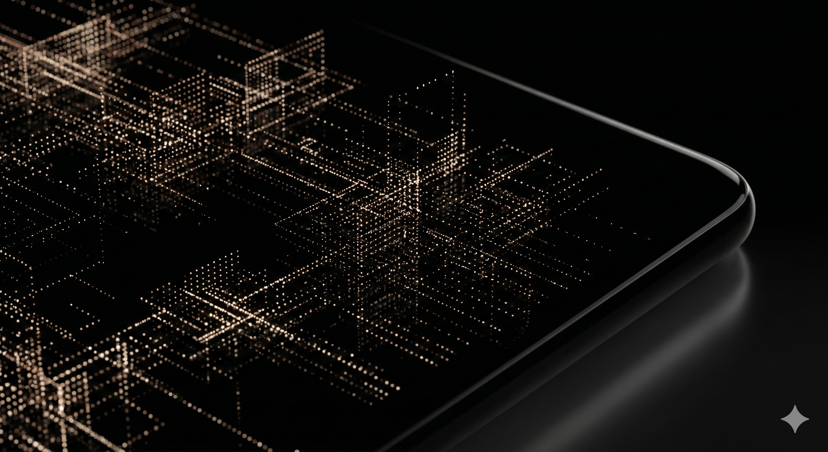 Three-dimensional bronze data architecture on black